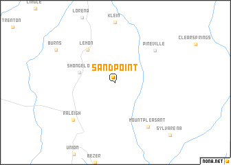 map of Sand Point