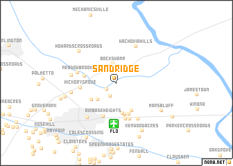 map of Sandridge