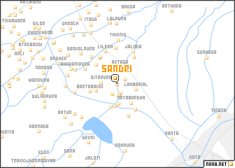 map of Sāndri