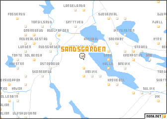 map of Sandsgården