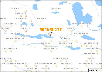 map of Sandslätt