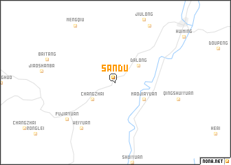 map of Sandu