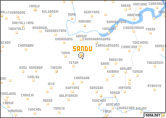 map of Sandu