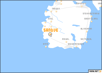 map of Sandve