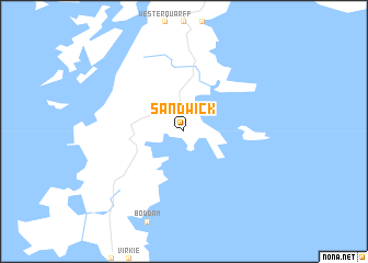 map of Sandwick