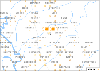 map of Sandwin