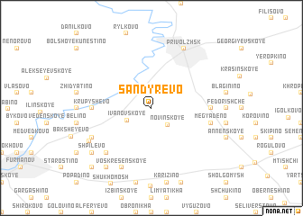 map of Sandyrevo