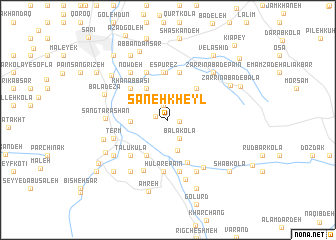 map of Sāneh Kheyl