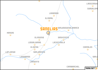 map of San Elías