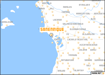map of San Enrique