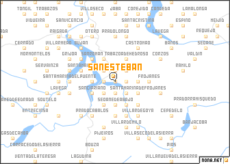 map of San Esteban