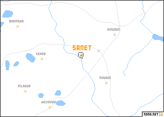 map of Sanet