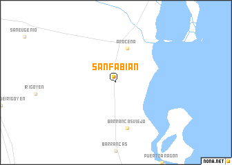 map of San Fabián