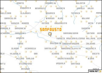 map of San Fausto