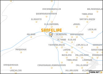 map of San Felipe