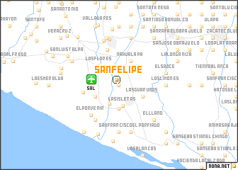 map of San Felipe