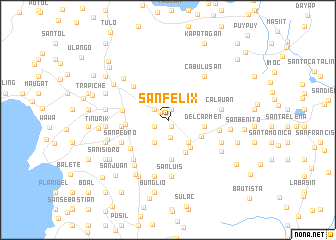 map of San Felix