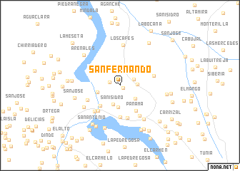 map of San Fernando