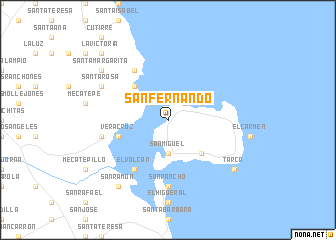 map of San Fernando