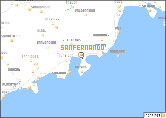 map of San Fernando