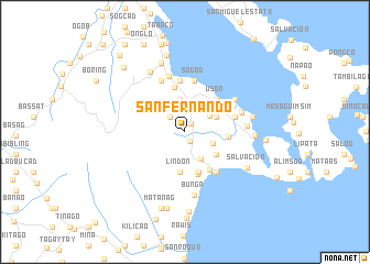 map of San Fernando