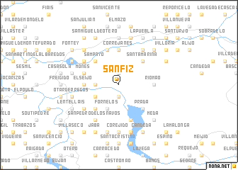 map of San Fiz