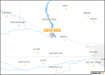 map of Sanford