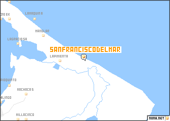 map of San Francisco del Mar