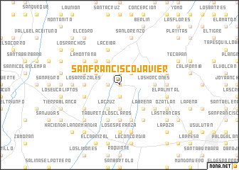 map of San Francisco Javier