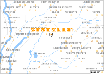 map of San Francisco Julaín