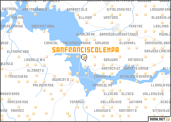 map of San Francisco Lempa