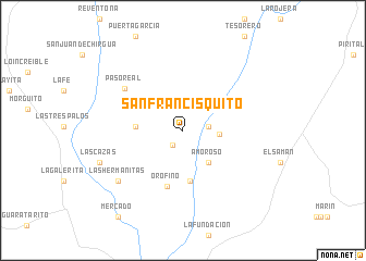 map of San Francisquito