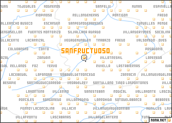 map of San Fructuoso