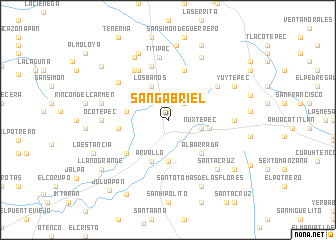 map of San Gabriel