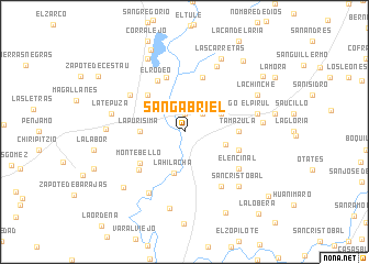 map of San Gabriel