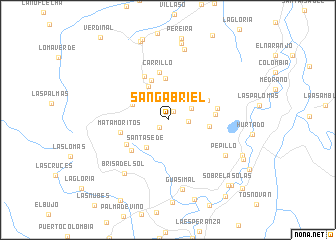 map of San Gabriel