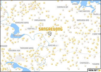 map of Sangae-dong