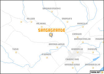 map of Sanga Grande