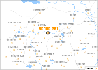 map of Sangaipet
