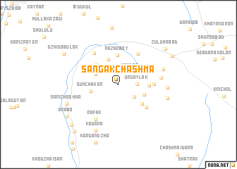 map of Sangak-Chashma