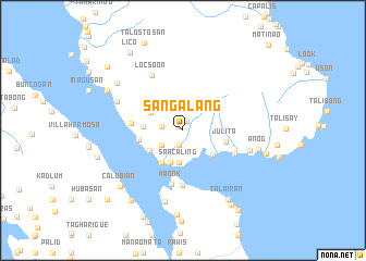 map of San Galang