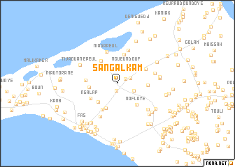 map of Sangalkam