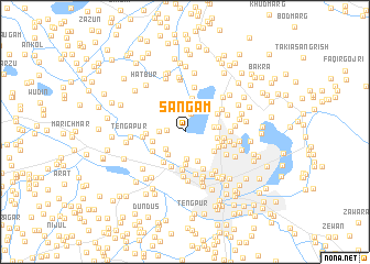 map of Sangam