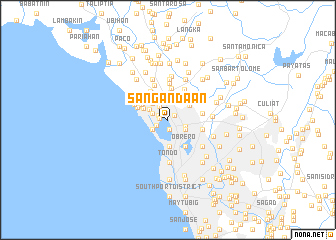 map of Sangandaan