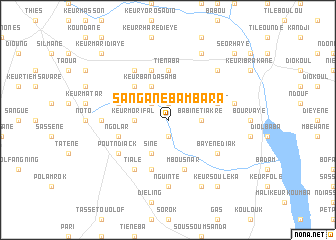 map of Sangane Bambara