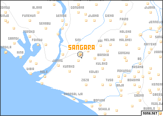 map of Sangara