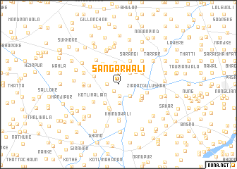 map of Sangarwāli