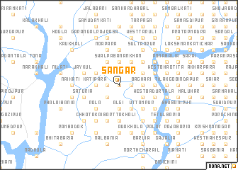 map of Sāngar