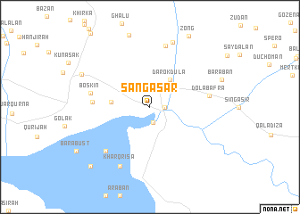 map of Sangasār