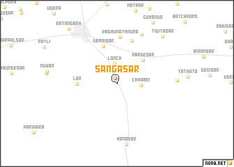 map of Sangāsar